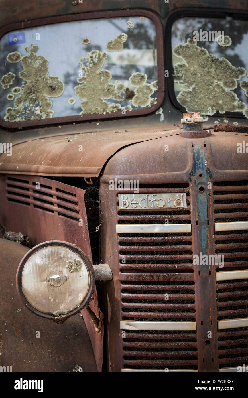 Australia, Australia Occidental, en el suroeste, Boyup Brook, camioneta vieja Foto de stock