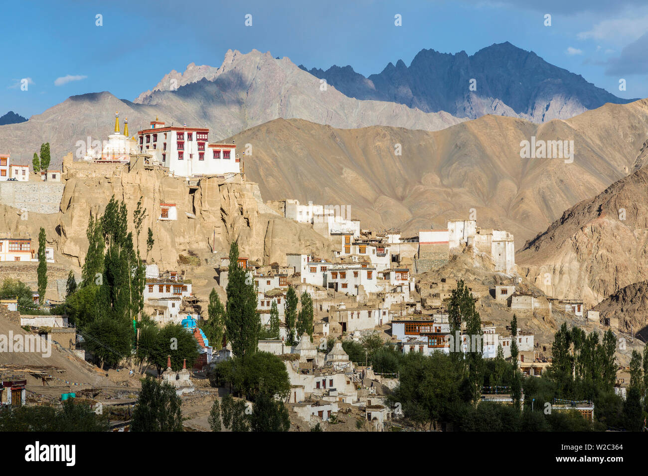 Lamayuru village, Valle del Indo, nr Leh, Ladakh, India Foto de stock