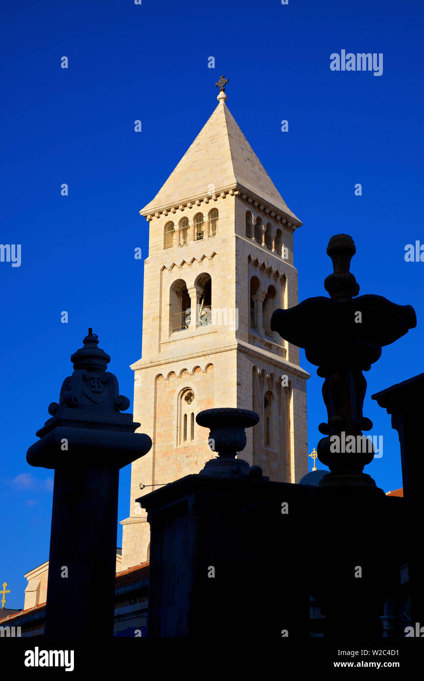 La Iglesia luterana del Redentor, Jerusalem, Israel, Oriente Medio Foto de stock