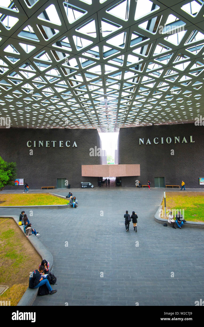 México, Ciudad de México, Cinecta Nacional, el cine nacional, Film Archive y teatro, Coyoacán barrio Foto de stock
