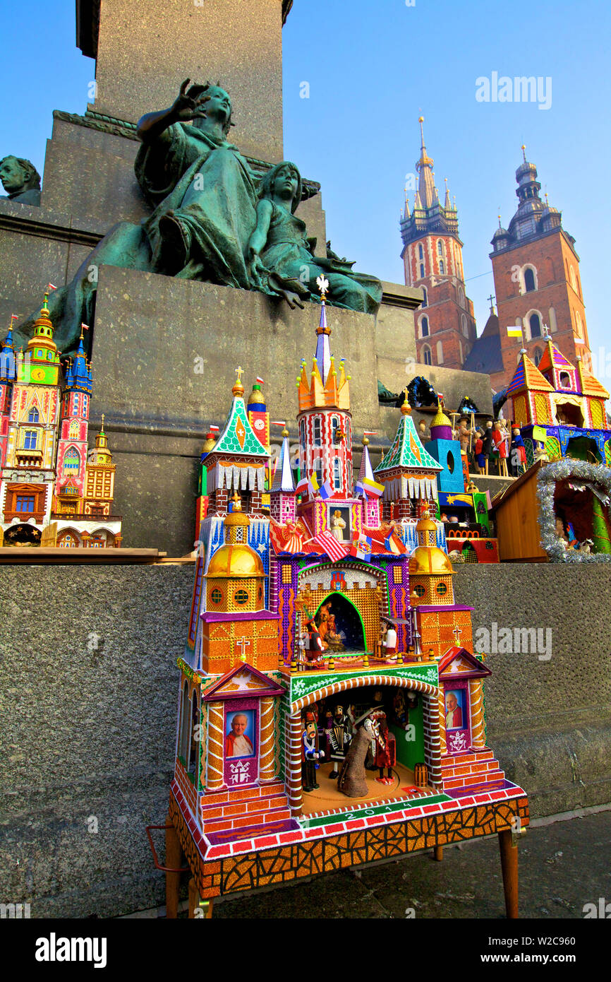 Belén tradicional Festival, Cracovia, Polonia, Europa Foto de stock