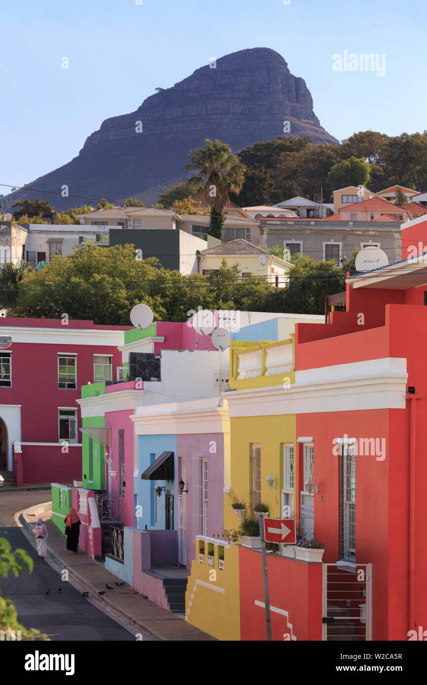 Sudáfrica, Western Cape, Ciudad del Cabo, Bo-Kaap Foto de stock