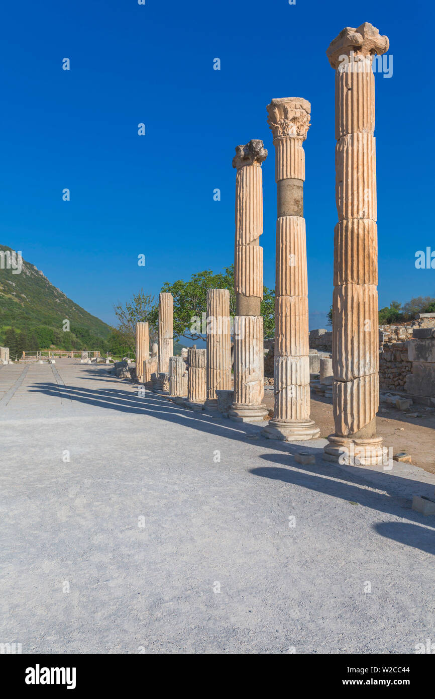 Ruinas del Antiguo Ephesus, Selcuk, Izmir, Turquía Provincia Foto de stock