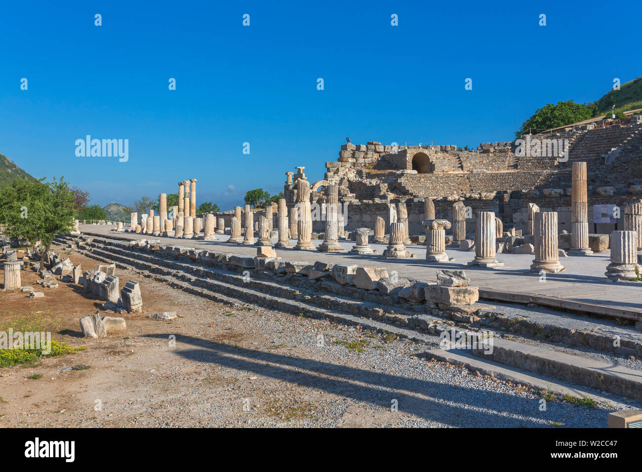 Ruinas del Antiguo Ephesus, Selcuk, Izmir, Turquía Provincia Foto de stock