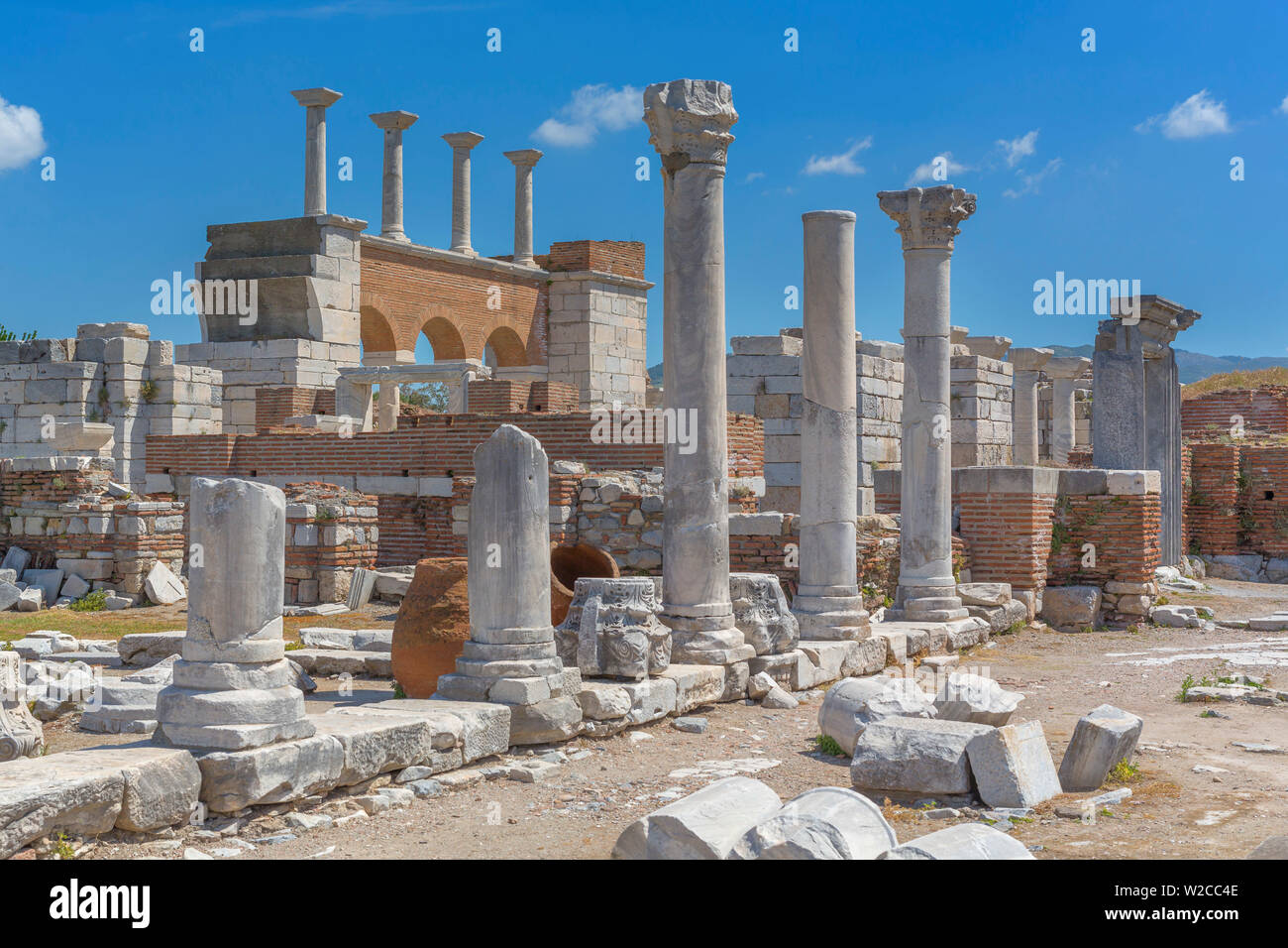 Basílica de San Juan, Efeso, Selcuk, Izmir, Turquía Provincia Foto de stock