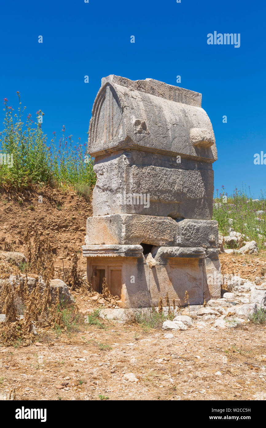 Ruinas de Patara, provincia de Antalya, Turquía Foto de stock