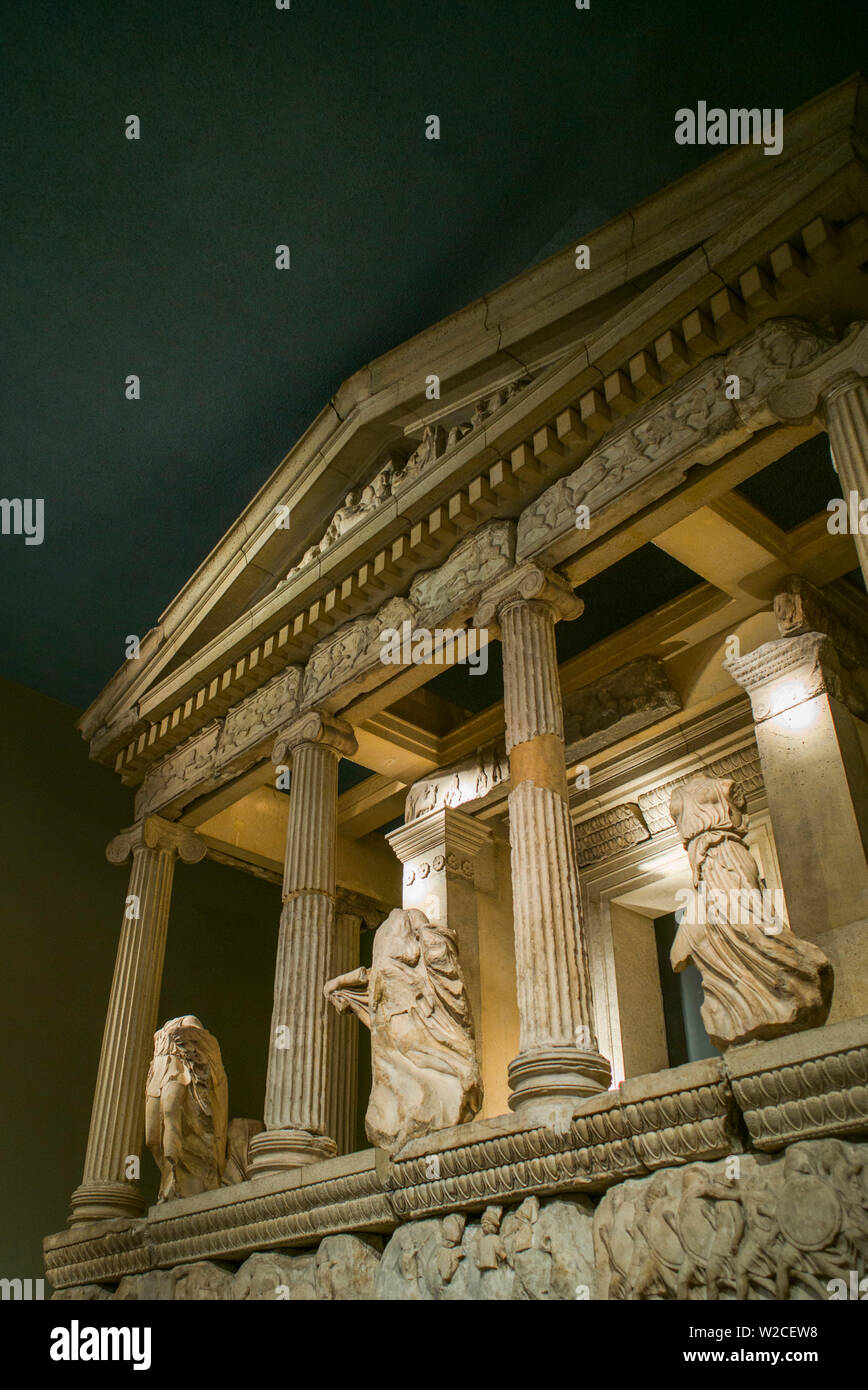 Inglaterra, Londres, Bloomsbury, el Museo Británico, el templo griego Foto de stock