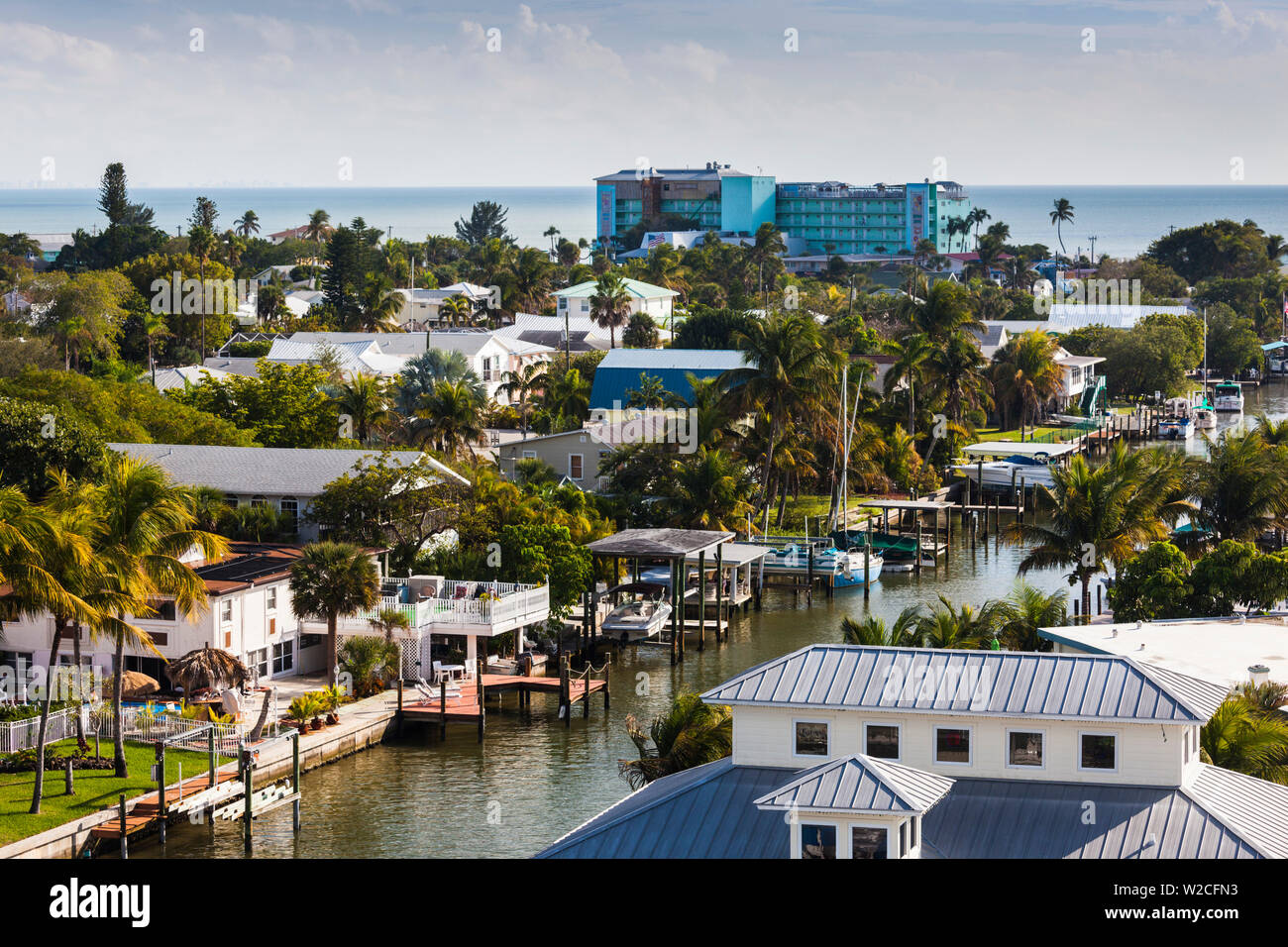 Ee.Uu., Florida, la Costa del Golfo, Fort Myers Beach Foto de stock