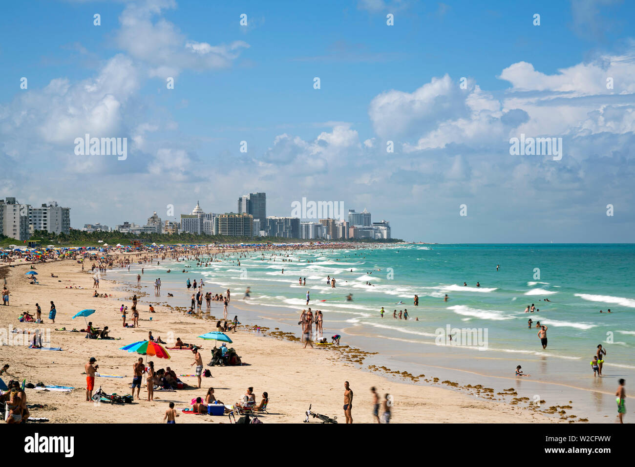 South Beach, Miami Beach, Gold Coast, Miami, Florida, EE.UU. Foto de stock