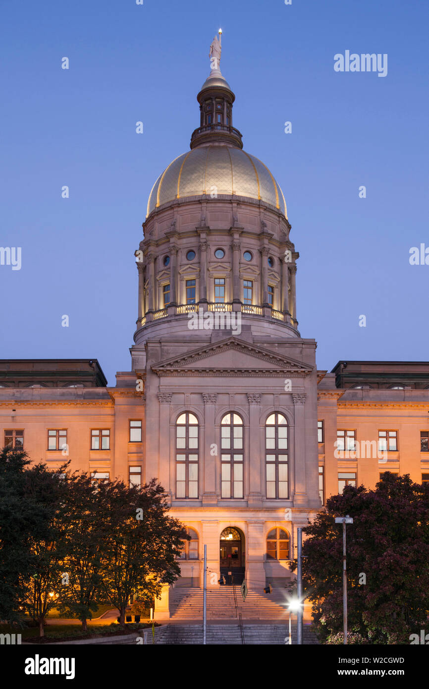 Estados Unidos, Georgia, Atlanta, Georgia State Capitol Building, State House Foto de stock