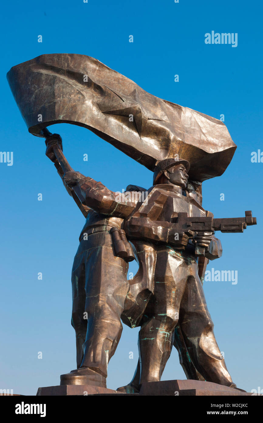 Vietnam, Dien Bien Phu, el Monumento a la victoria Foto de stock