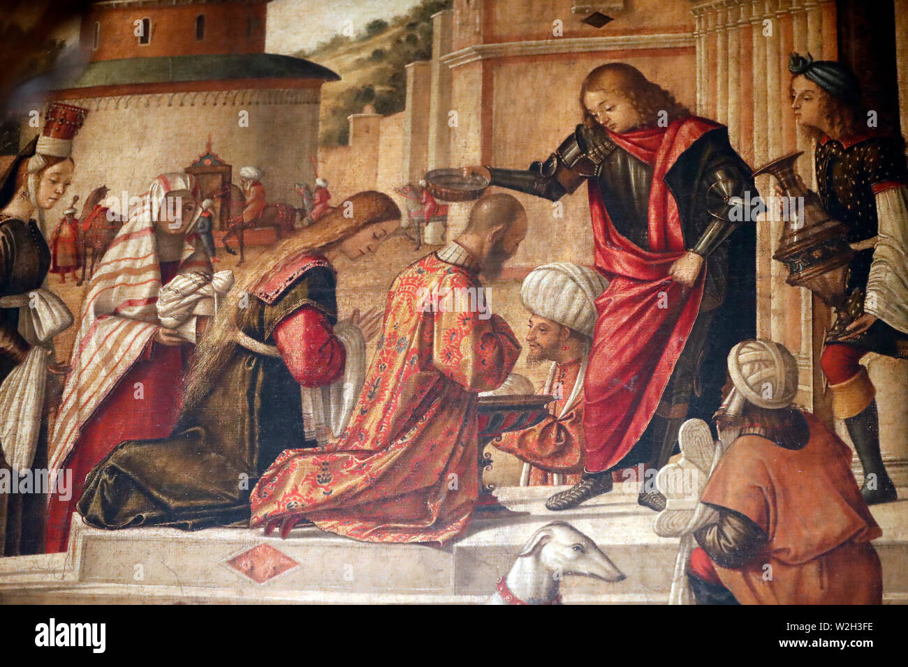 La Scuola di San degli Schiavoni. St bautizar a los