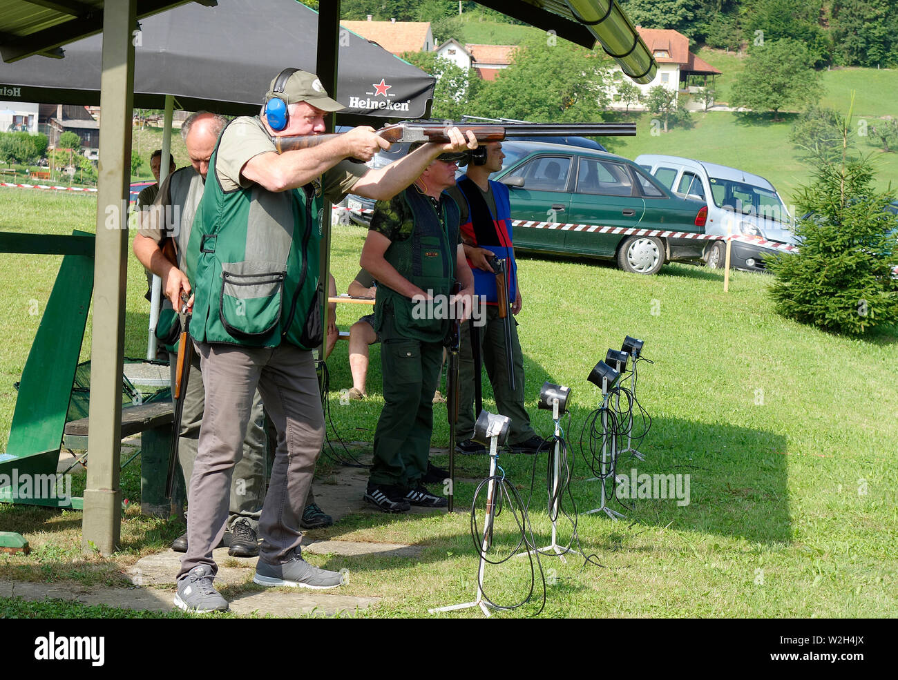 WINCHESTER ESCOPETA RIFLE 3 Stock caso sticker Skeet Tiroteo Caza Trampa de arcilla