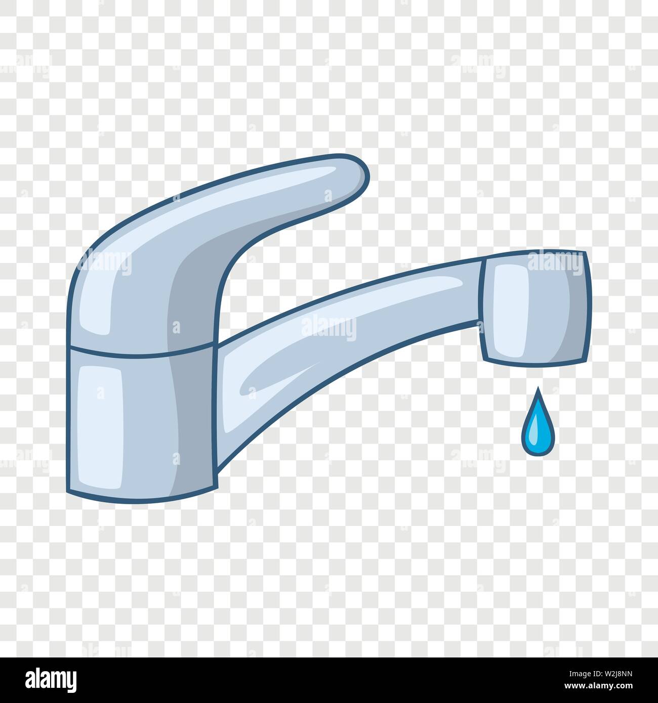 Grifo de agua, icono de estilo de dibujos animados Imagen Vector de stock -  Alamy
