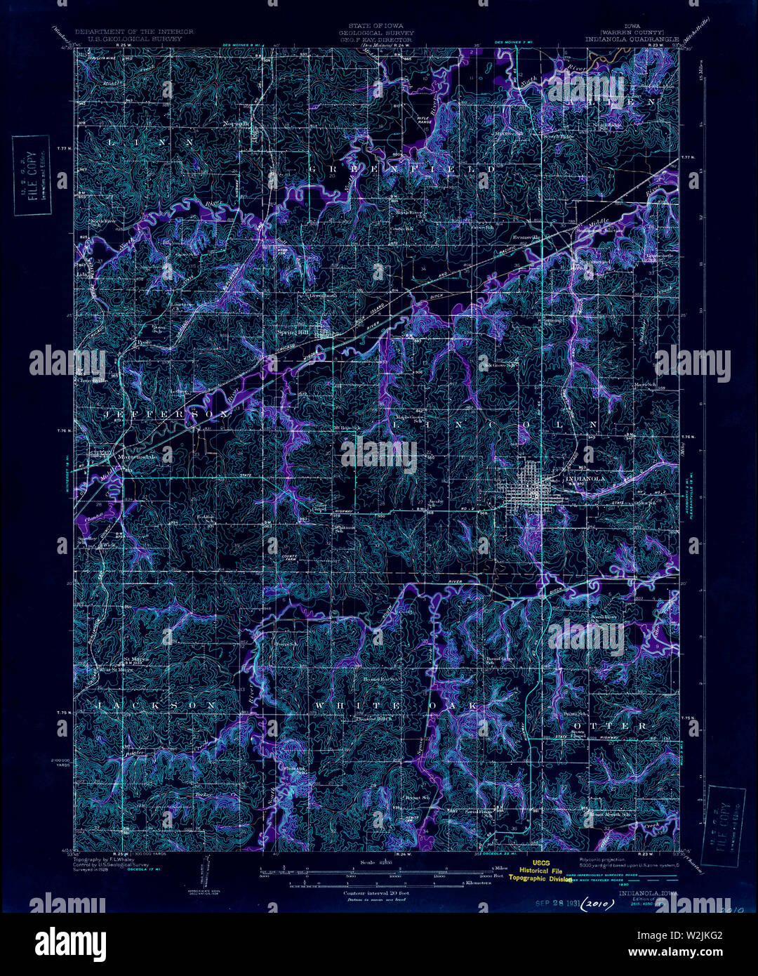 Mappa di indianola fotografías e imágenes de alta resolución Alamy
