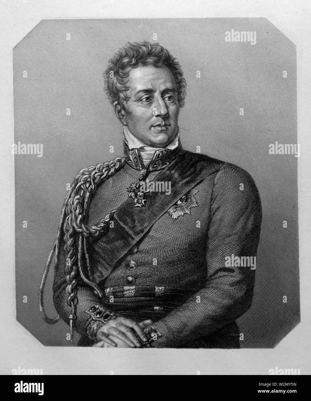 Arthur Wellesley, primer duque de Wellington..Arthur Wellesley, primer duque de Wellington, KG GCB, GCH, PC, FRS (1 de mayo de 1769-14 de septiembre de 1852) fue un Foto de stock