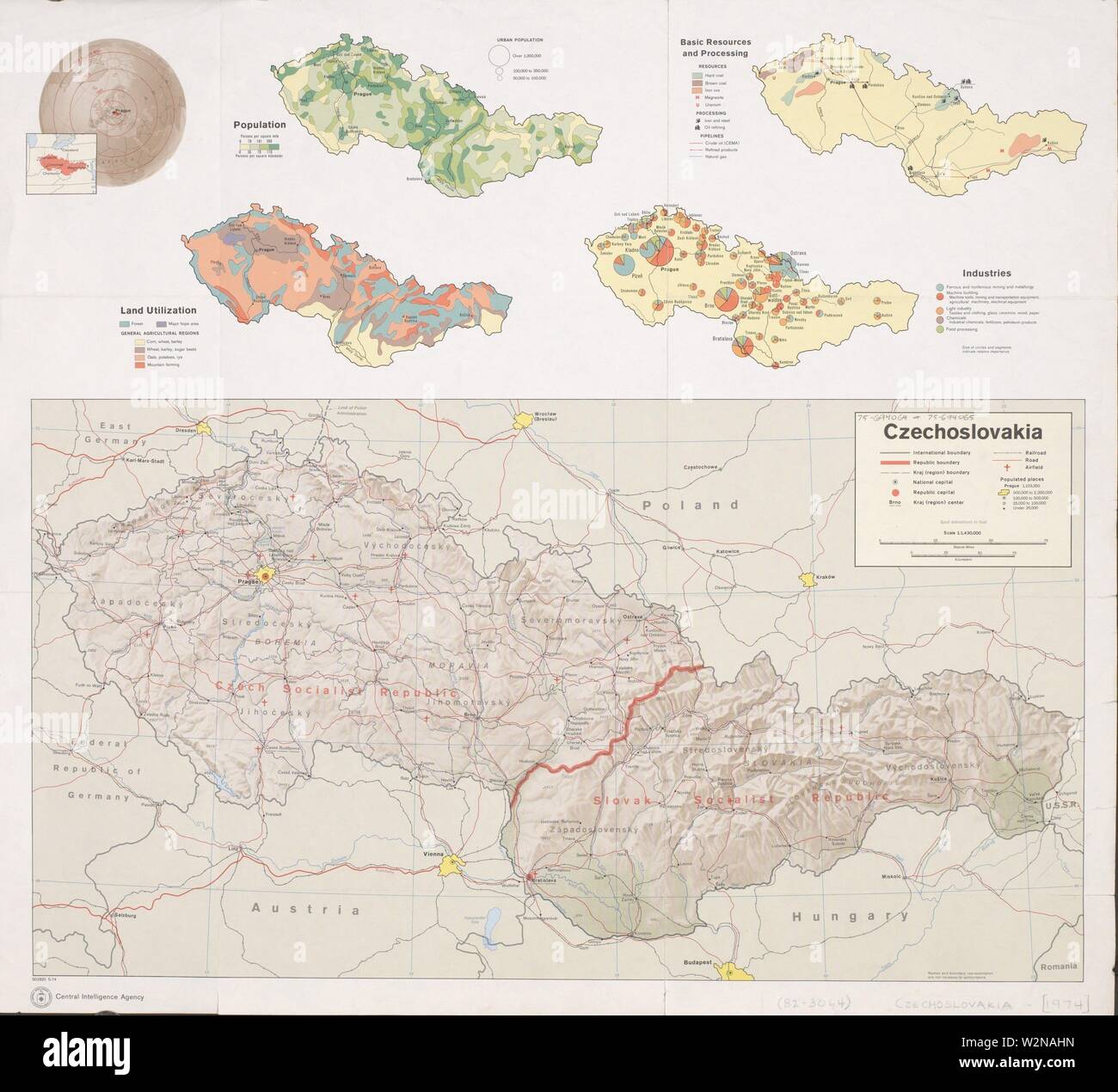 Mapa de checoslovaquia fotografías e imágenes de alta resolución Alamy