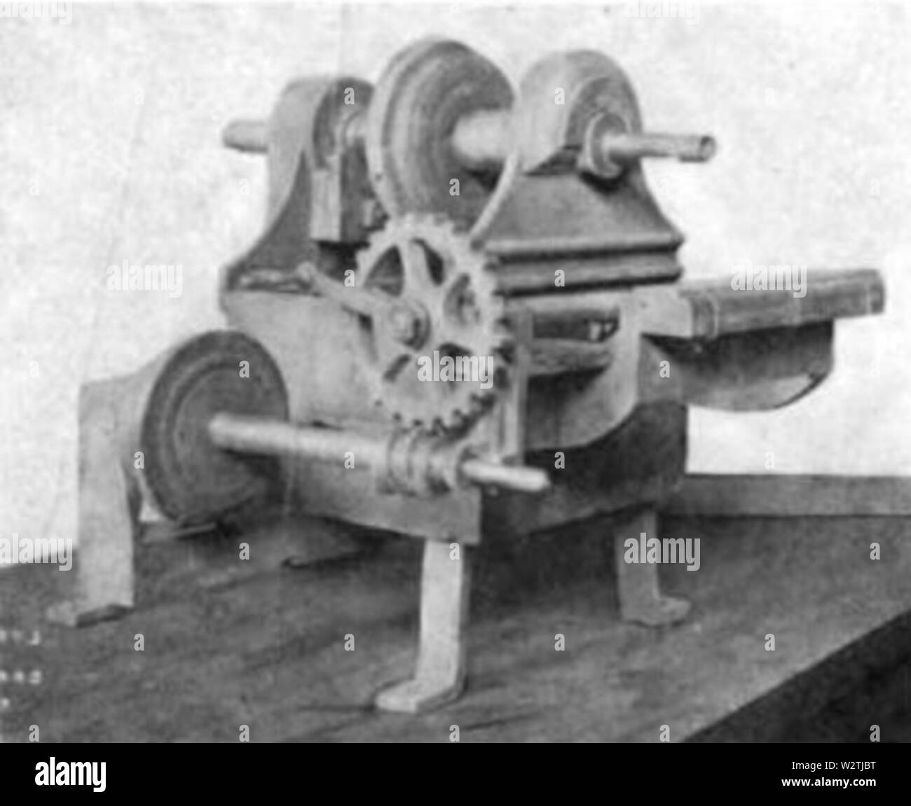 Eli Whitney 1818 fresadora001 Fotografía de stock Alamy