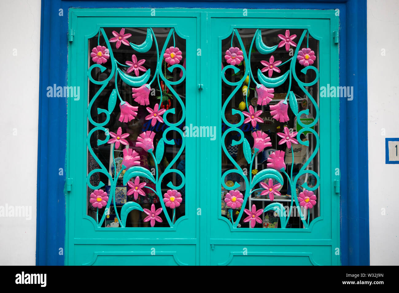 Flor actual grabado diseños de puertas de entrada principal de la