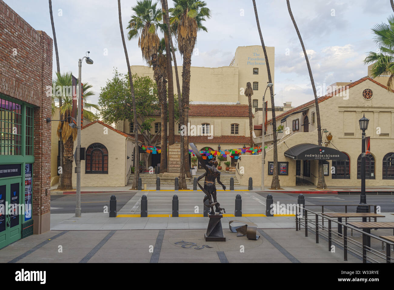 El Pasadena Playhouse es un lugar histórico de artes escénicas en Pasadena, California. Foto de stock