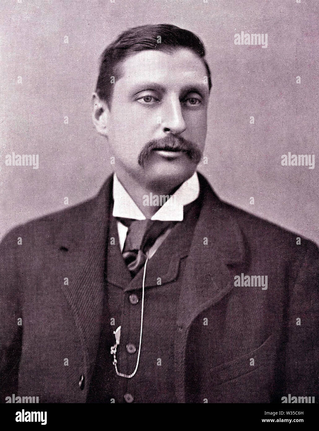 HENRY RIDER HAGGARD (1856-1925), novelista inglés aventura Foto de stock