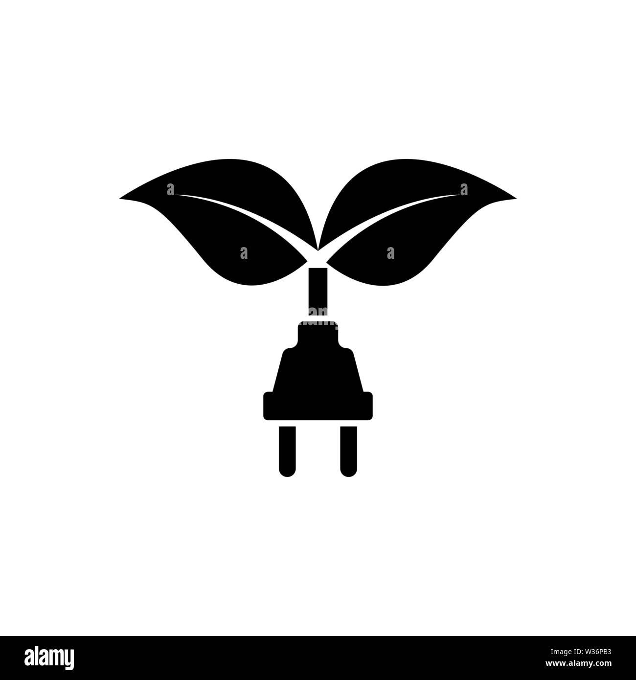 Hoja Con Tapon Icono De Vector Plana Simple Simbolo Negro Sobre Fondo Blanco Imagen Vector De Stock Alamy
