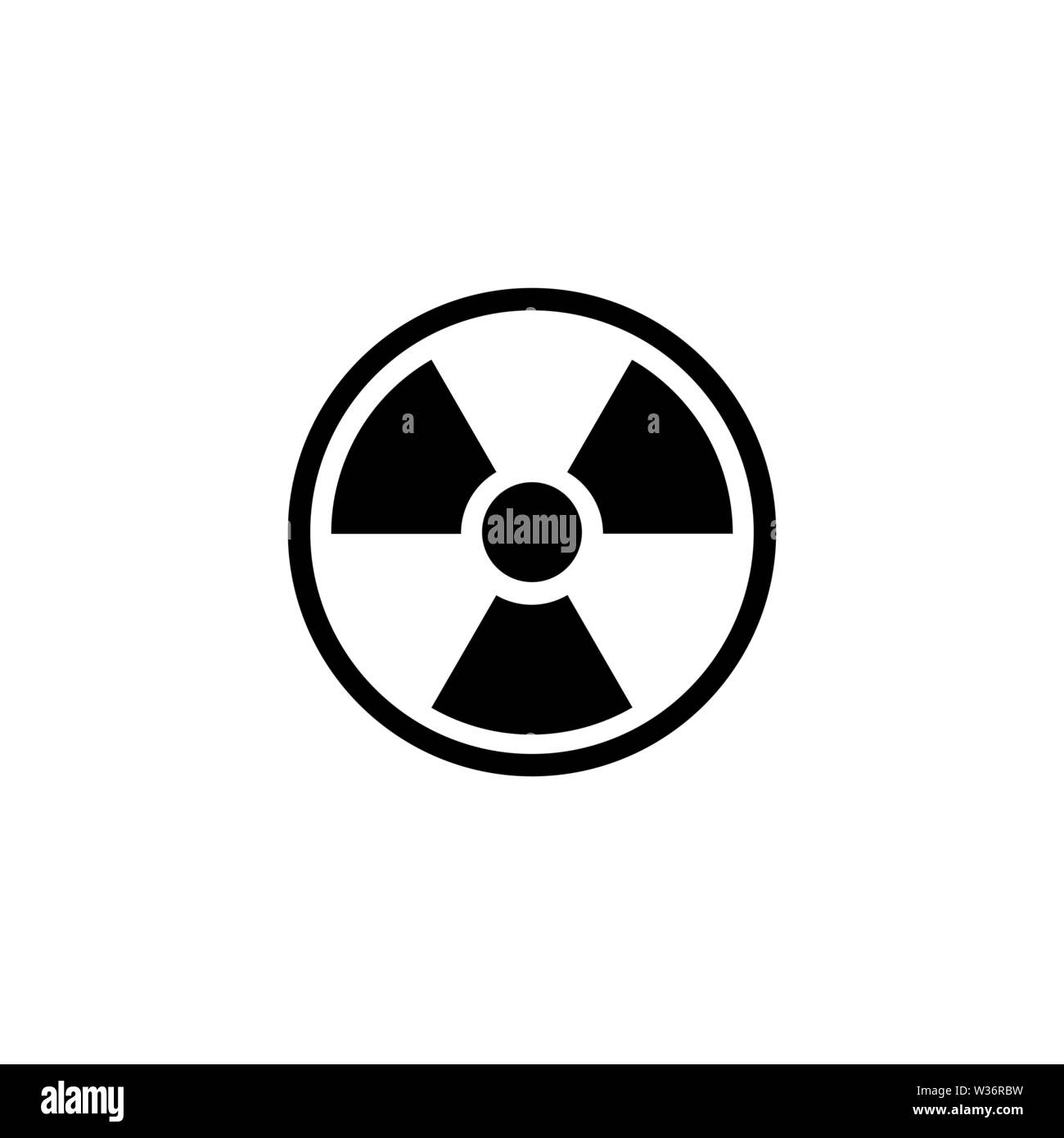 Advertencia Radioactiva La Radiacion Icono De Vector Plana Ilustracion Simple Simbolo Negro Sobre Fondo Blanco Advertencia Radioactiva Diseno De Cartel De Radiacion Tem Imagen Vector De Stock Alamy