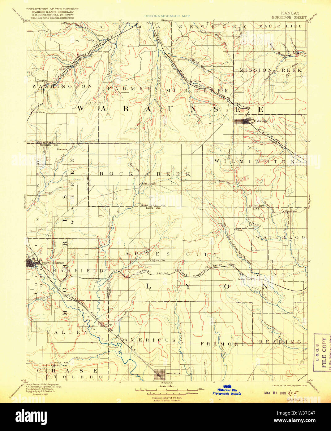 Mapa de eskridge fotografías e imágenes de alta resolución Alamy
