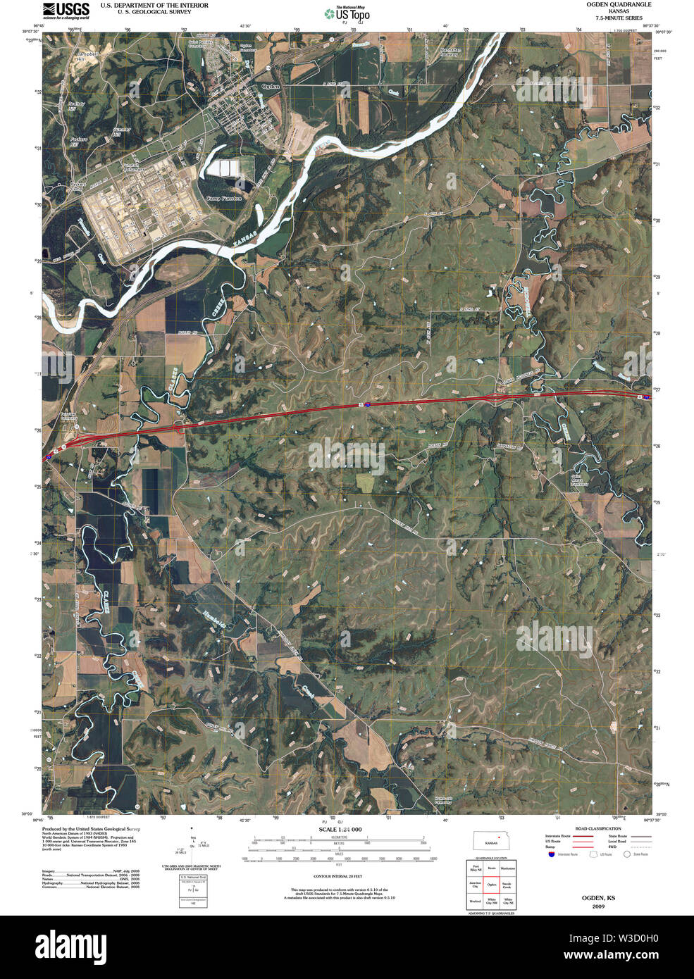 Mapa de ogden kansas fotografías e imágenes de alta resolución Alamy