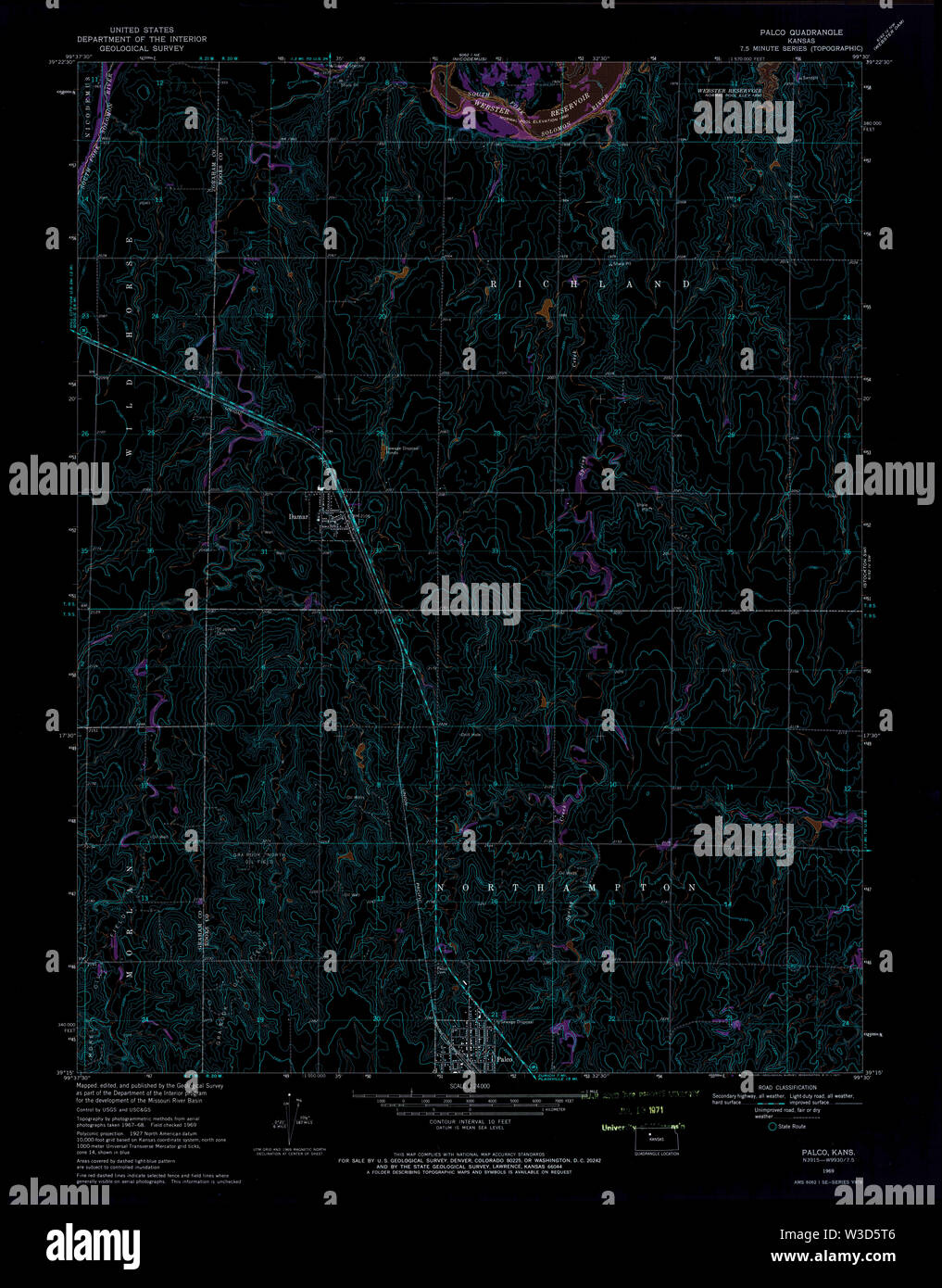 Mapa de palco kansas fotografías e imágenes de alta resolución Alamy