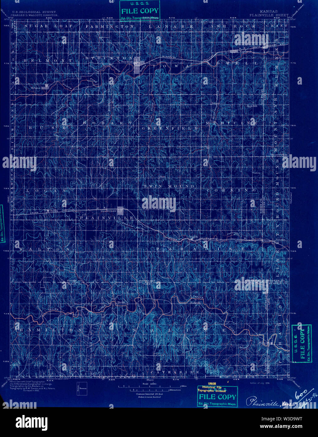 Mapa de plainville kansas fotografías e imágenes de alta resolución Alamy