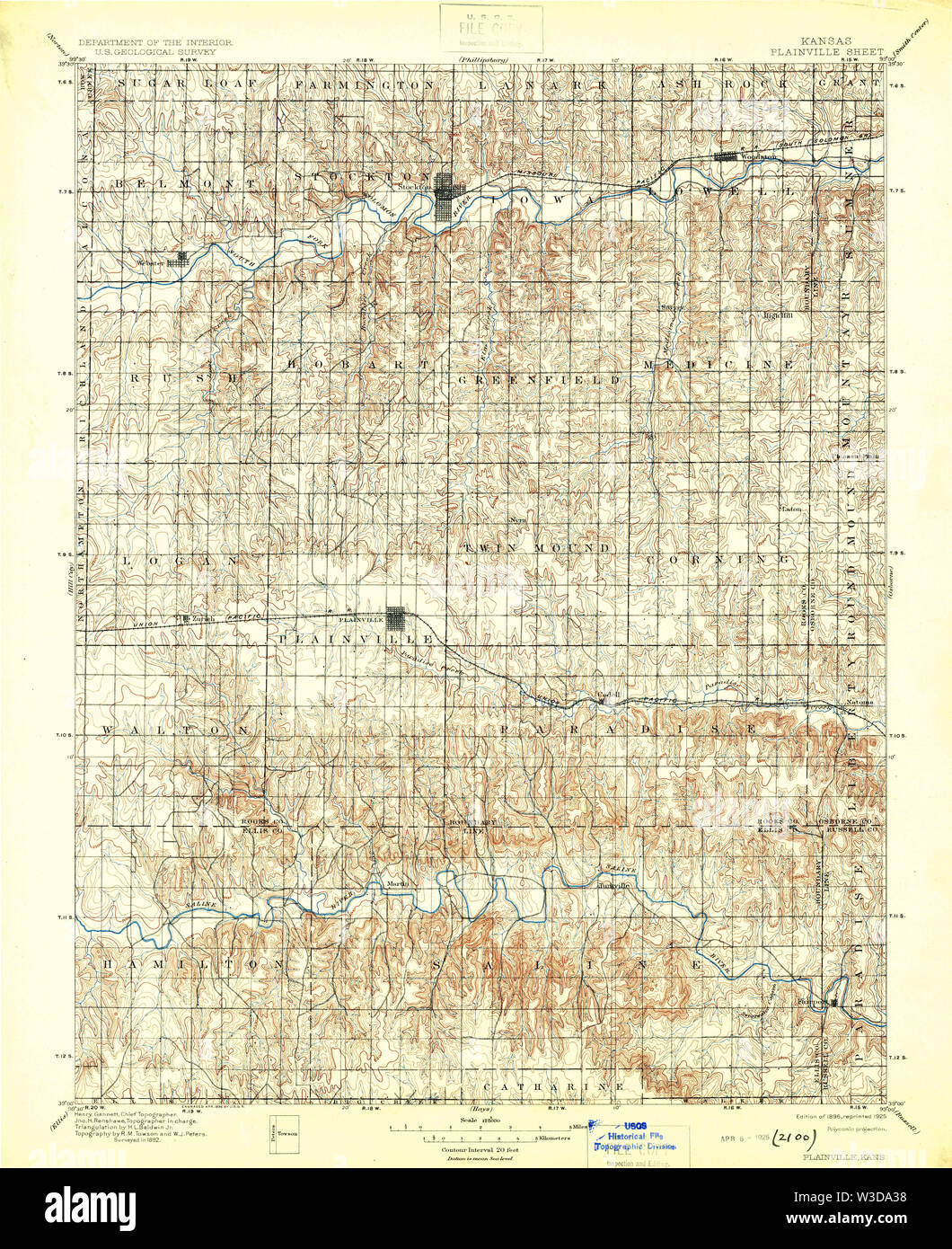 Mapa de plainville kansas fotografías e imágenes de alta resolución Alamy