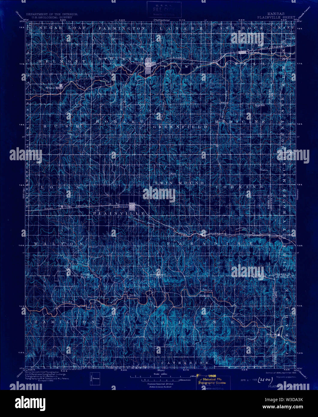 Mapa de plainville kansas fotografías e imágenes de alta resolución Alamy