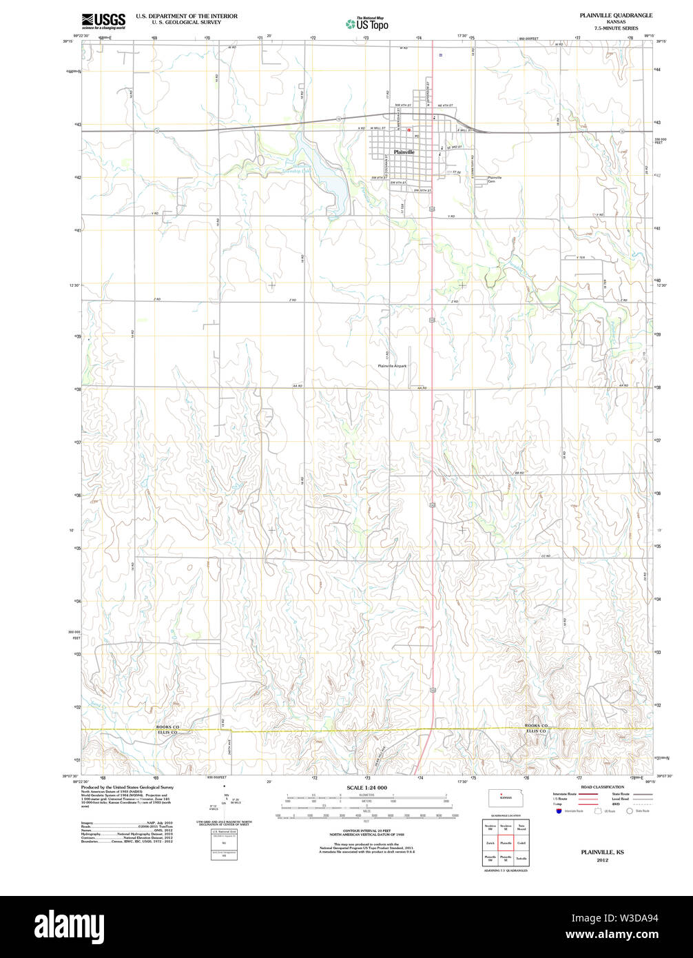 Mapa de plainville kansas fotografías e imágenes de alta resolución Alamy