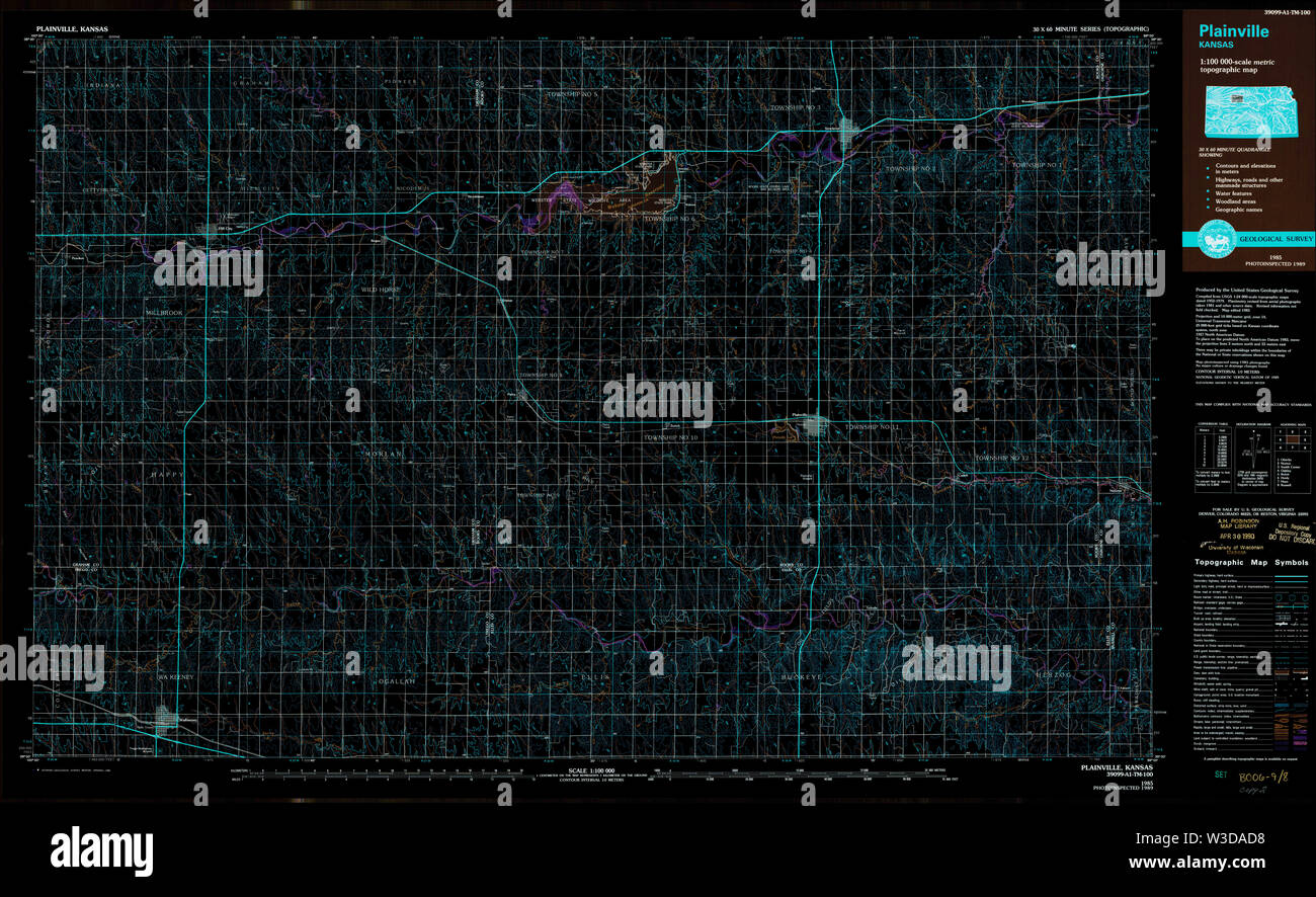 Mapa de plainville kansas fotografías e imágenes de alta resolución Alamy