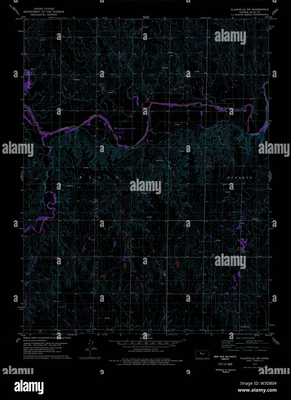 Mapa de plainville kansas fotografías e imágenes de alta resolución Alamy