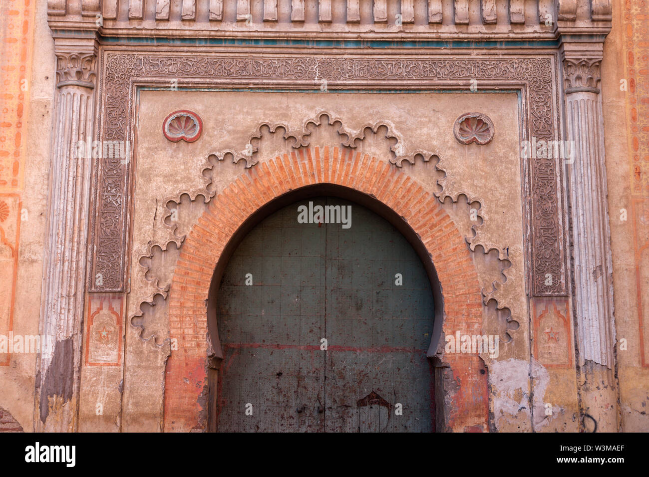 Arco de entrada en Marrakesh, Marruecos Foto de stock