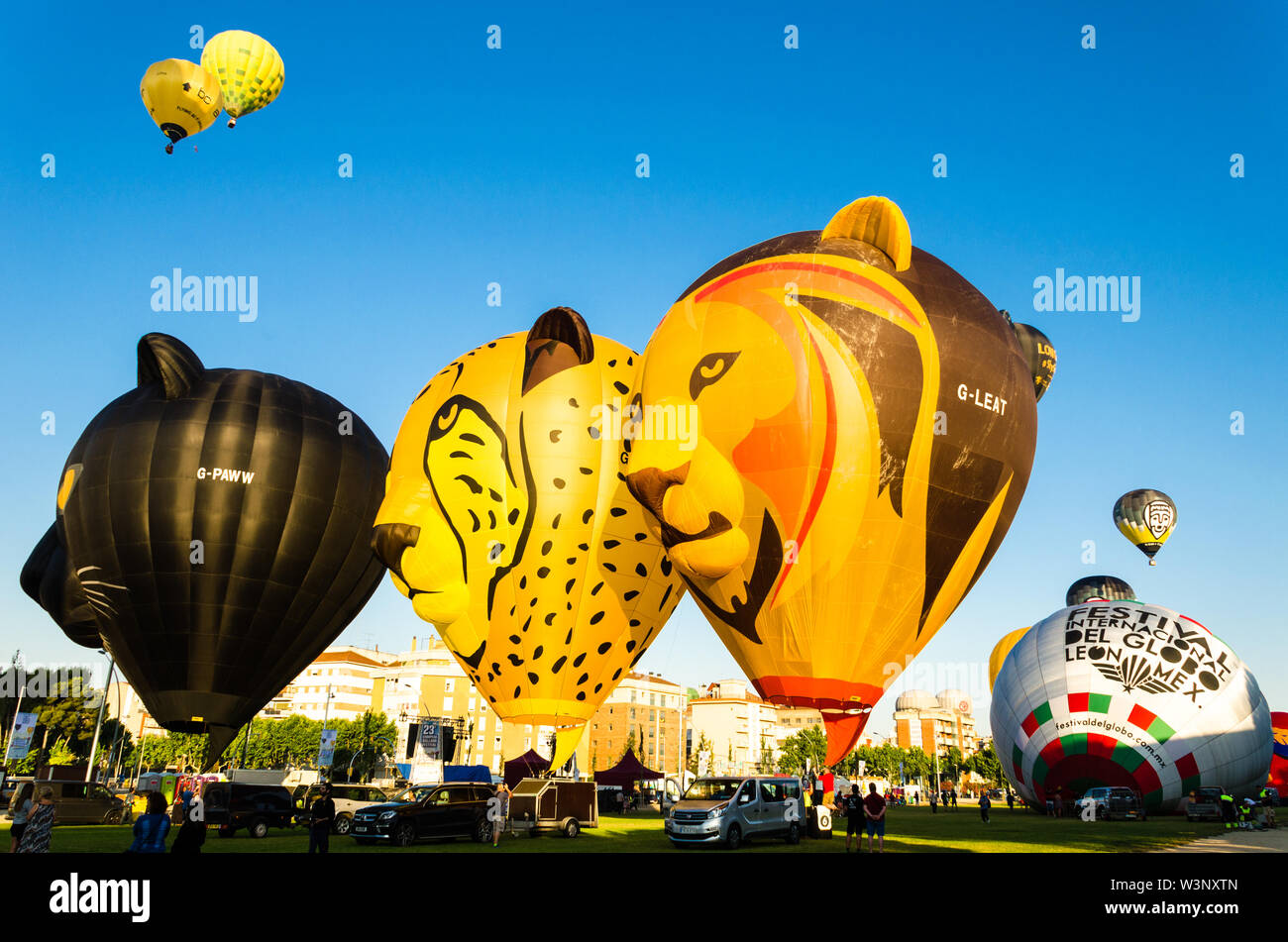 Igualada Barcelona, Cataluña, 23 Unión Festival de Globos. La