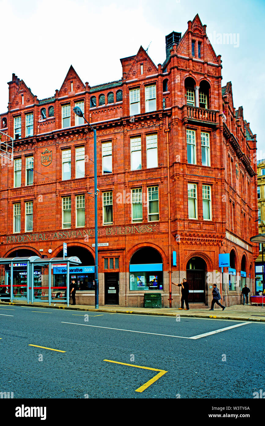 Edificio de aseguramiento cautelar, Bradford, Inglaterra Foto de stock