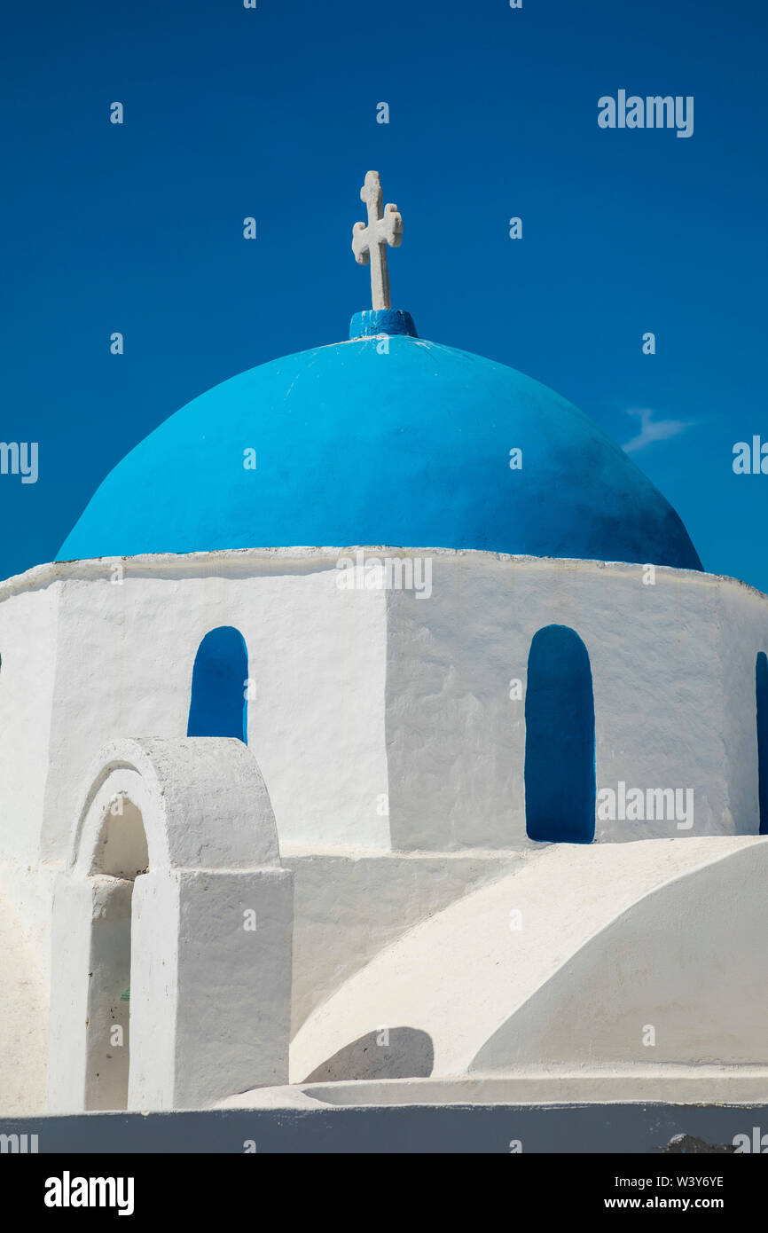 Capilla ortodoxa griega, Naousa, Paros, Grecia, Islas Cíclade Foto de stock