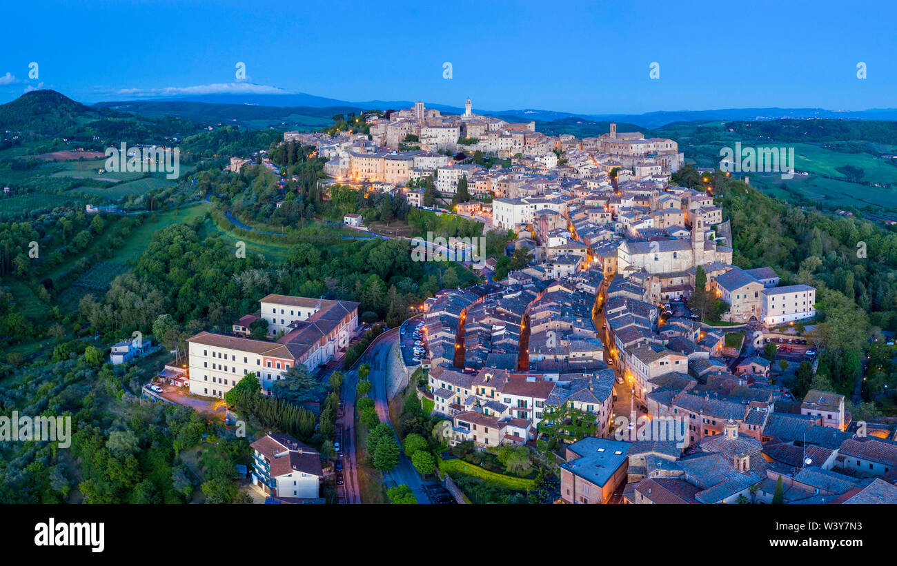 Italia, Toscana, provincia Siena, Montepulciano Foto de stock