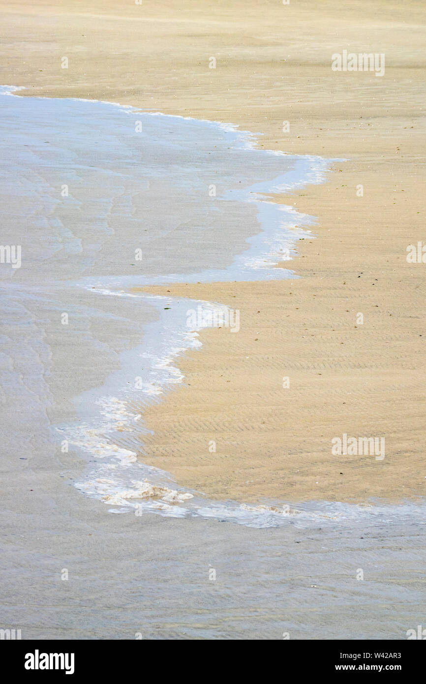 Losgaintir Beach, en la isla de Harris, Scotland, Reino Unido Foto de stock