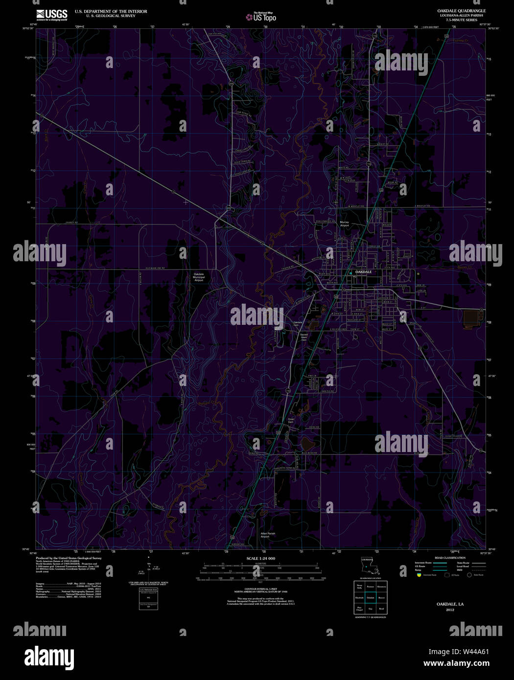 Mappa di oakdale fotografías e imágenes de alta resolución Alamy