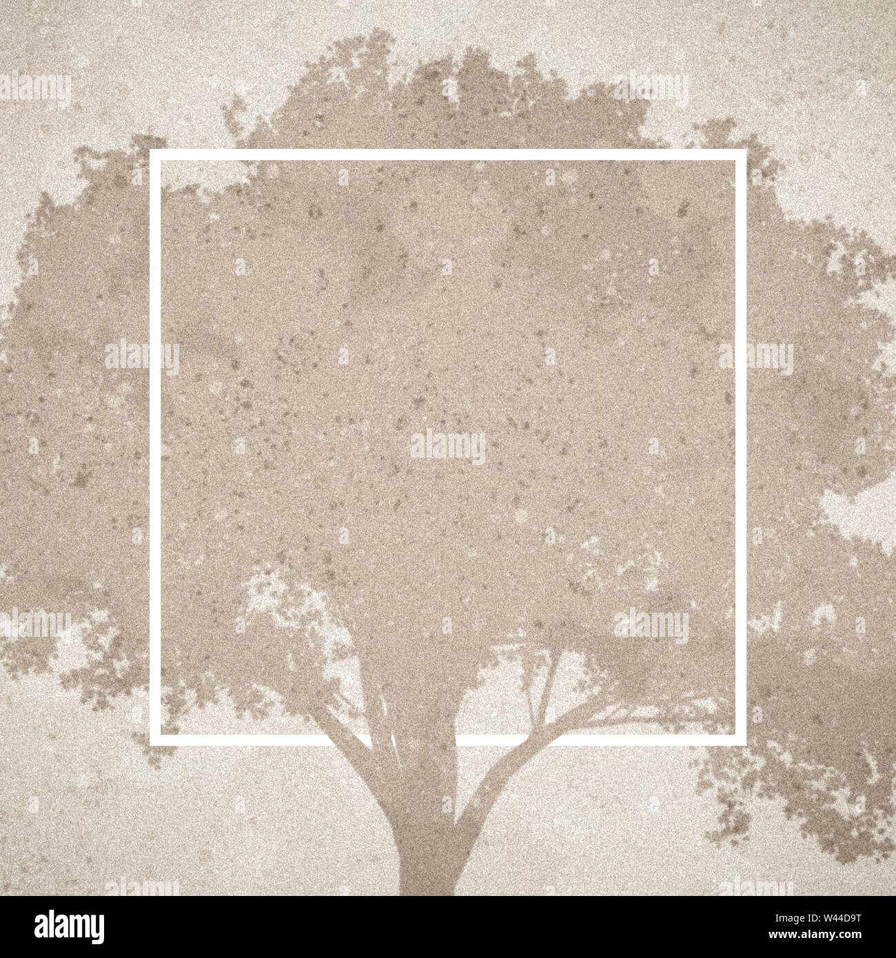 Sucio gráfico plantilla mostrando un árbol en el fondo. Foto de stock