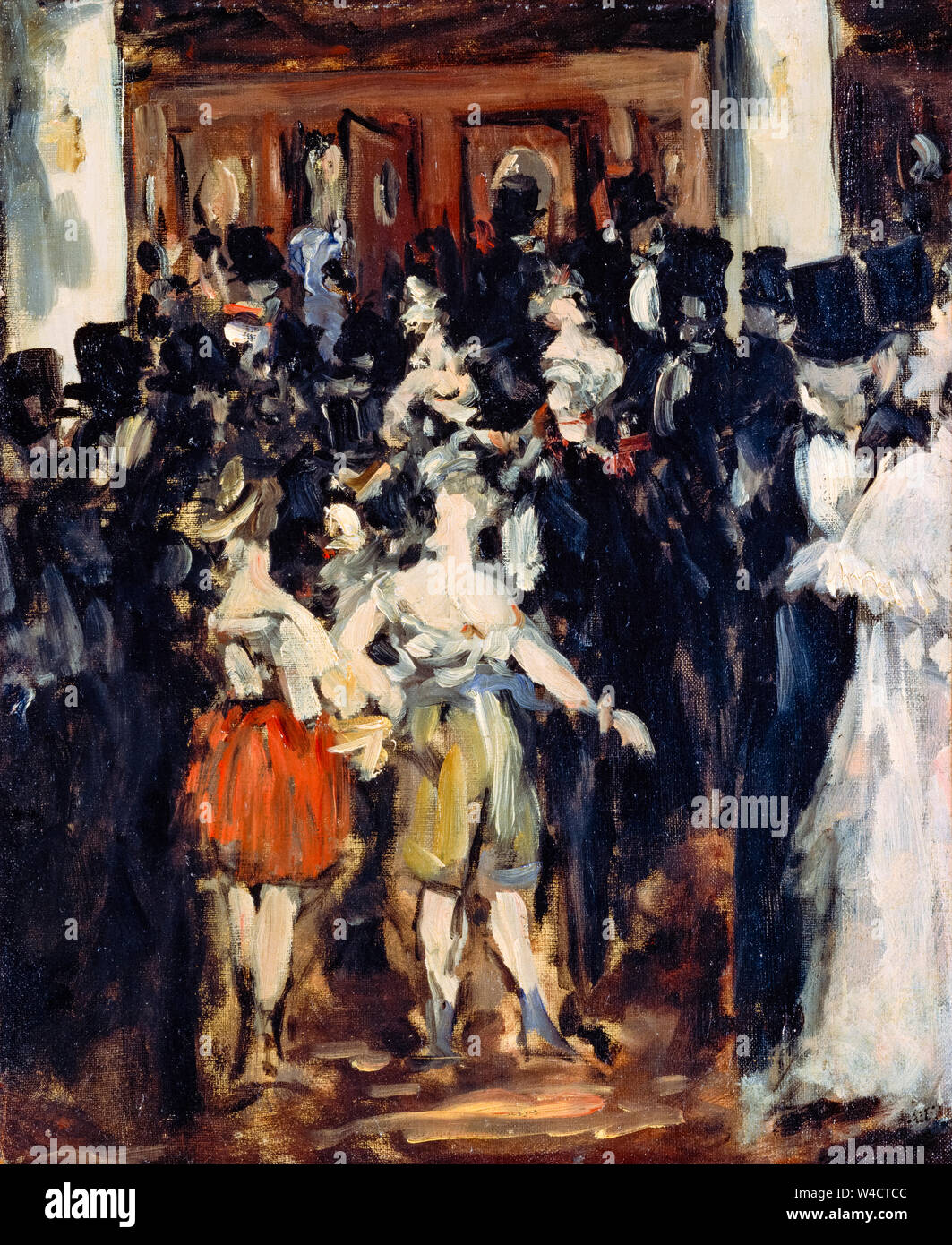 Edouard Manet, pintura, baile de máscaras en la Opera, 1873 Foto de stock