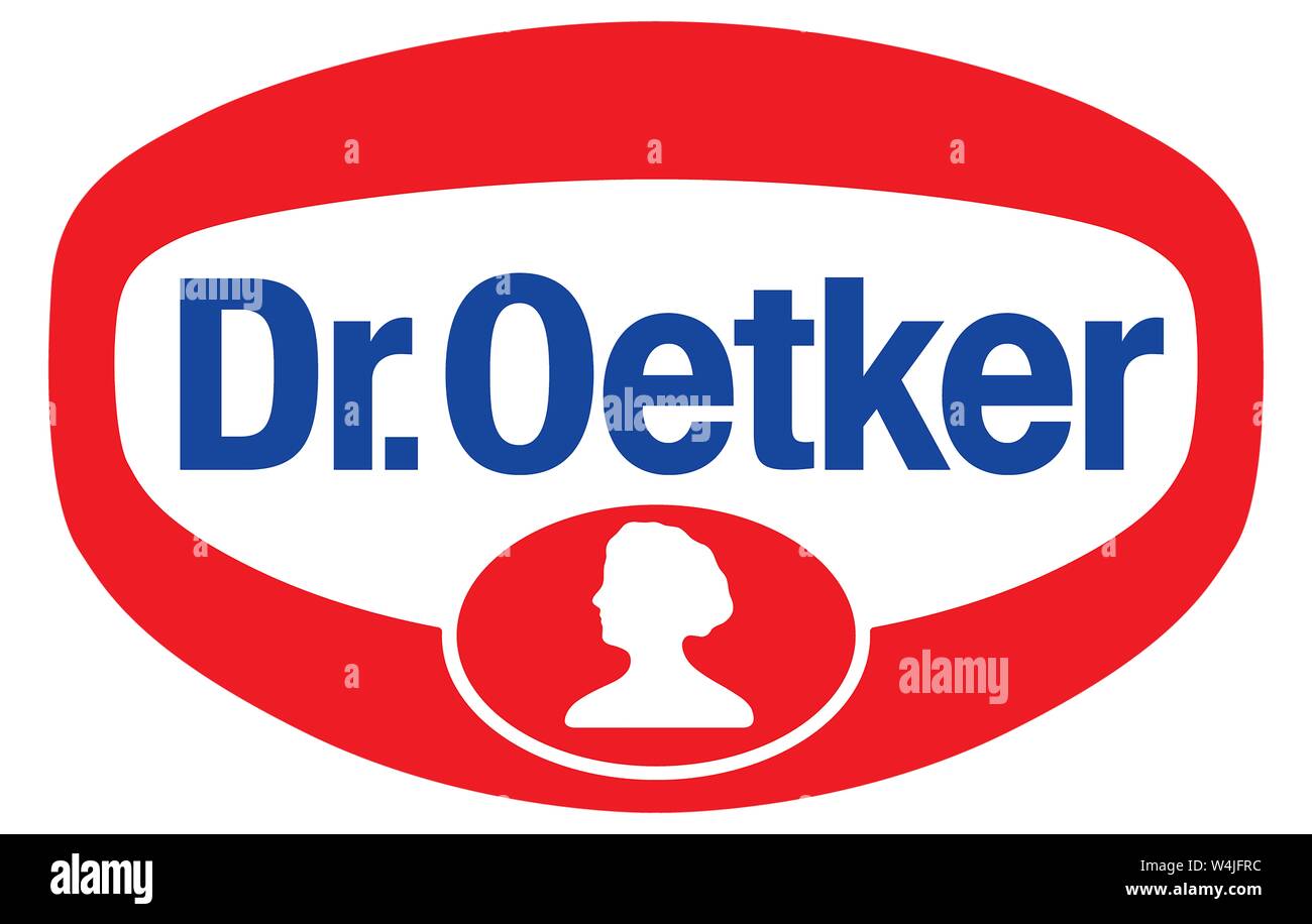 Logotipo Dr Oetker Food Company Alemania Fotografia De Stock Alamy