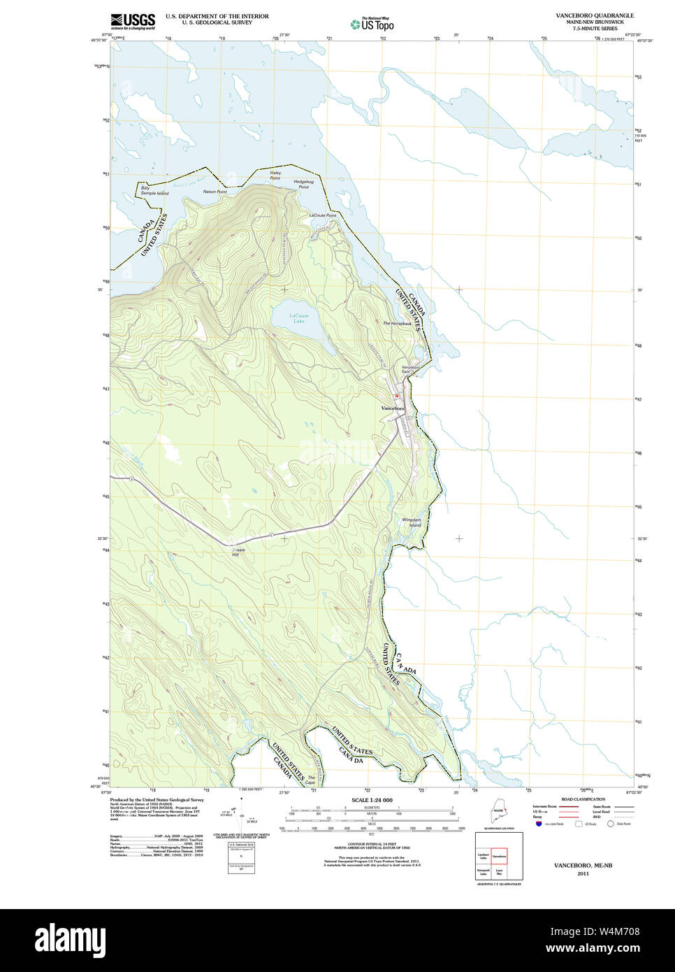 Mapa de vanceboro fotografías e imágenes de alta resolución Alamy