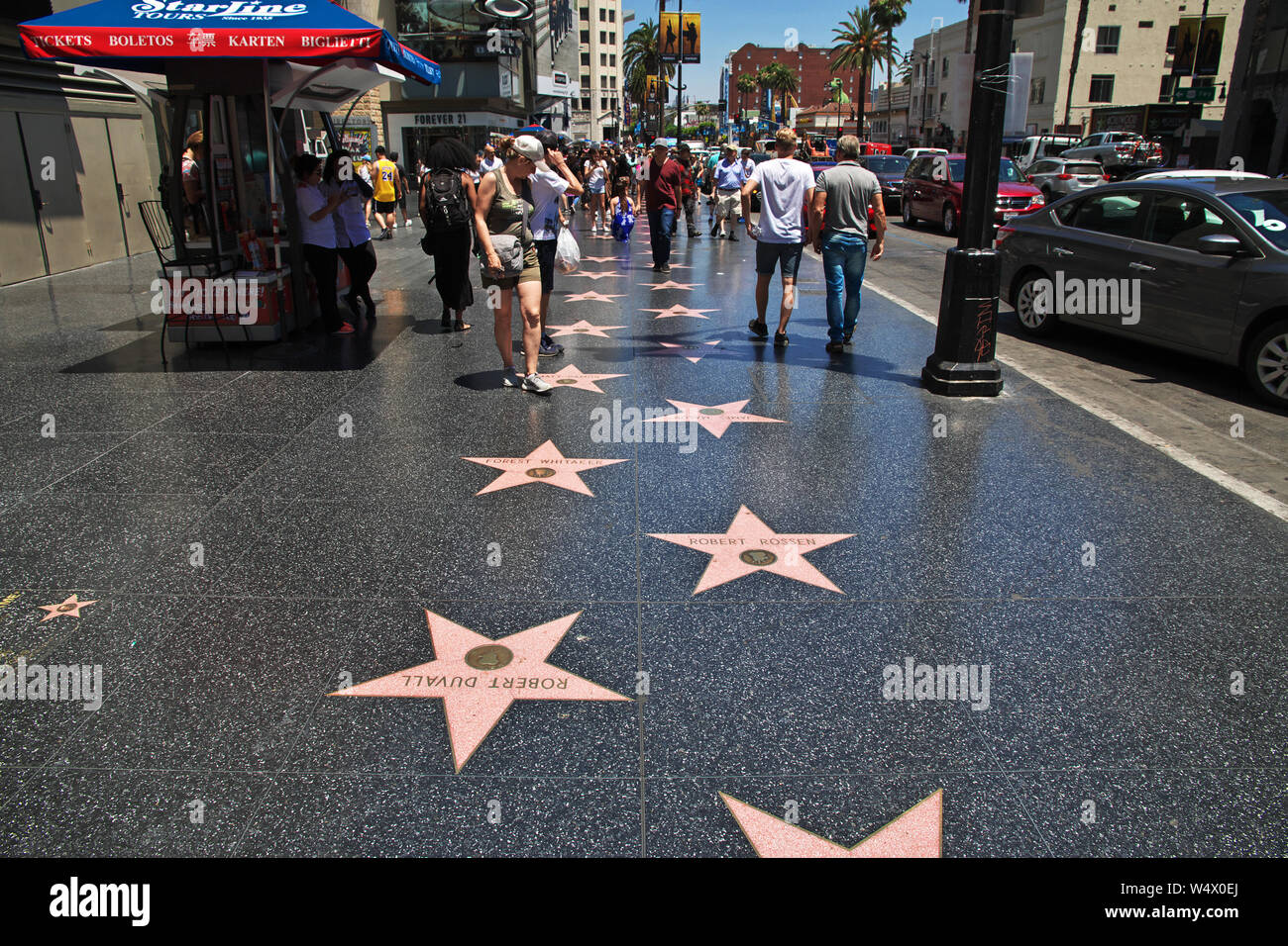 Callejón de estrellas de Hollywood, Los Ángeles, California, Estados Unidos  Fotografía de stock - Alamy