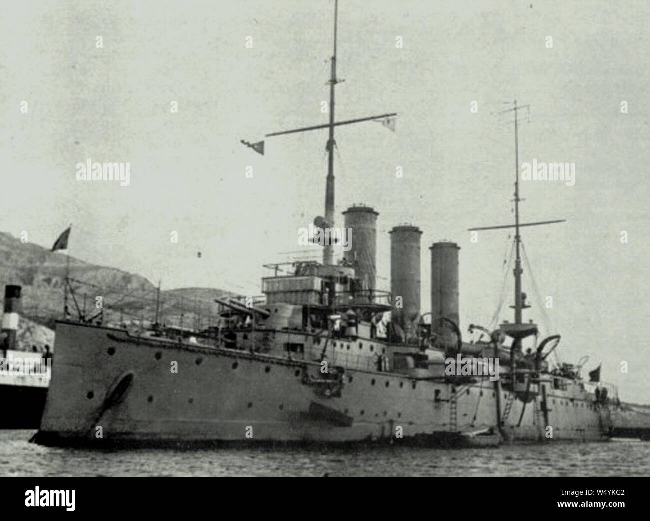 Crucero protegido Reina Regente (1911). Foto de stock