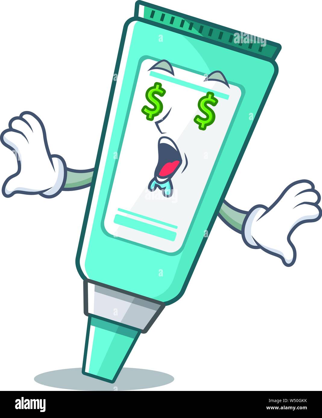Unguento Oftalmico De Dinero Encima De La Mesa De Madera Mascota Ilustracion Vectorial Imagen Vector De Stock Alamy